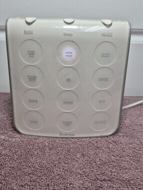 Brookstone Tranquil Moments Sleep Therapy System 12 Sounds White Noise Machine
